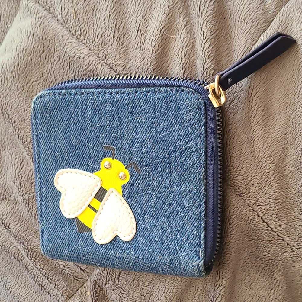 denim bumblebee wallet